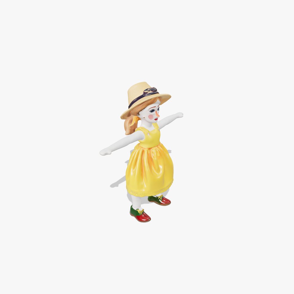 Sunny Doll Dress model pack